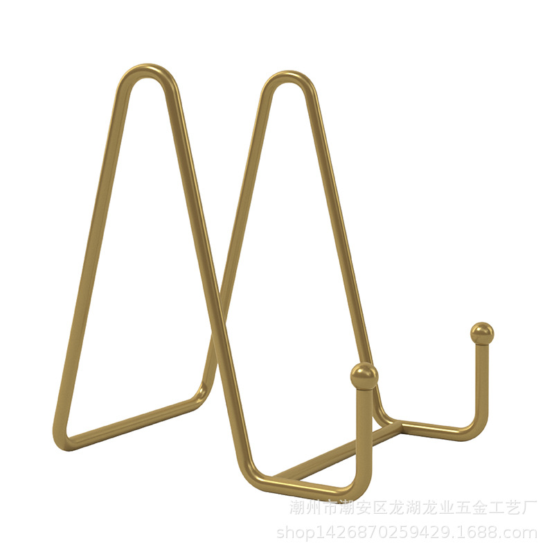 Special for cross-border N-shaped plate bracket decorative pendulum display rack ceramic photo frame craft iron rack magazine rack