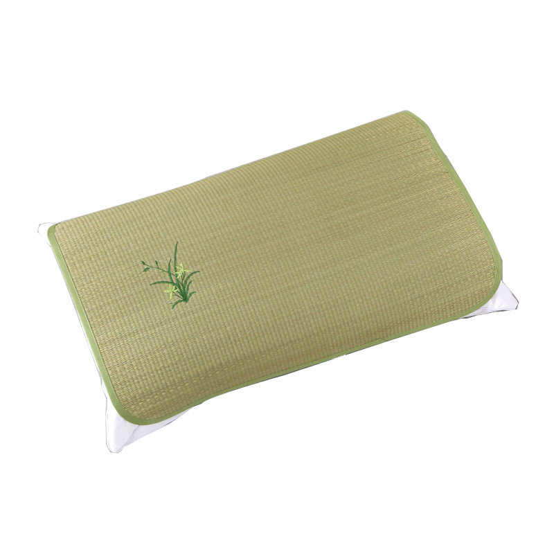 Grass Pillow Sheet Pillow Mat Summer Double-sided Grass Pillow Cover Adult Student Pillow Cover Pillow Cover Children Pillow Cushion