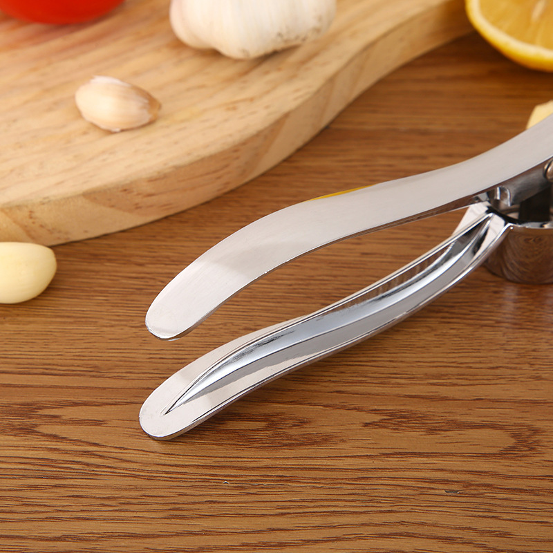 Large Manual Garlic Press, Garlic Masher, Garlic Paste Maker, Aluminum Alloy Garlic Crusher, Manual Press, Cross-Border Shipping