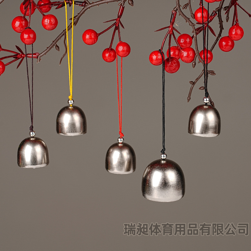 Wind Chime and Copper Bell Accessories Brass Bell with Bell Hammer Ringing Metal Small Bell Wind Chime DIY Material Christmas Bell