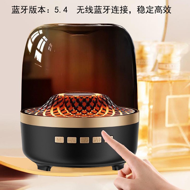 Беспроводная Bluetooth колонка для дома с RGB подсветкой, портативный настольный малый сабвуфер