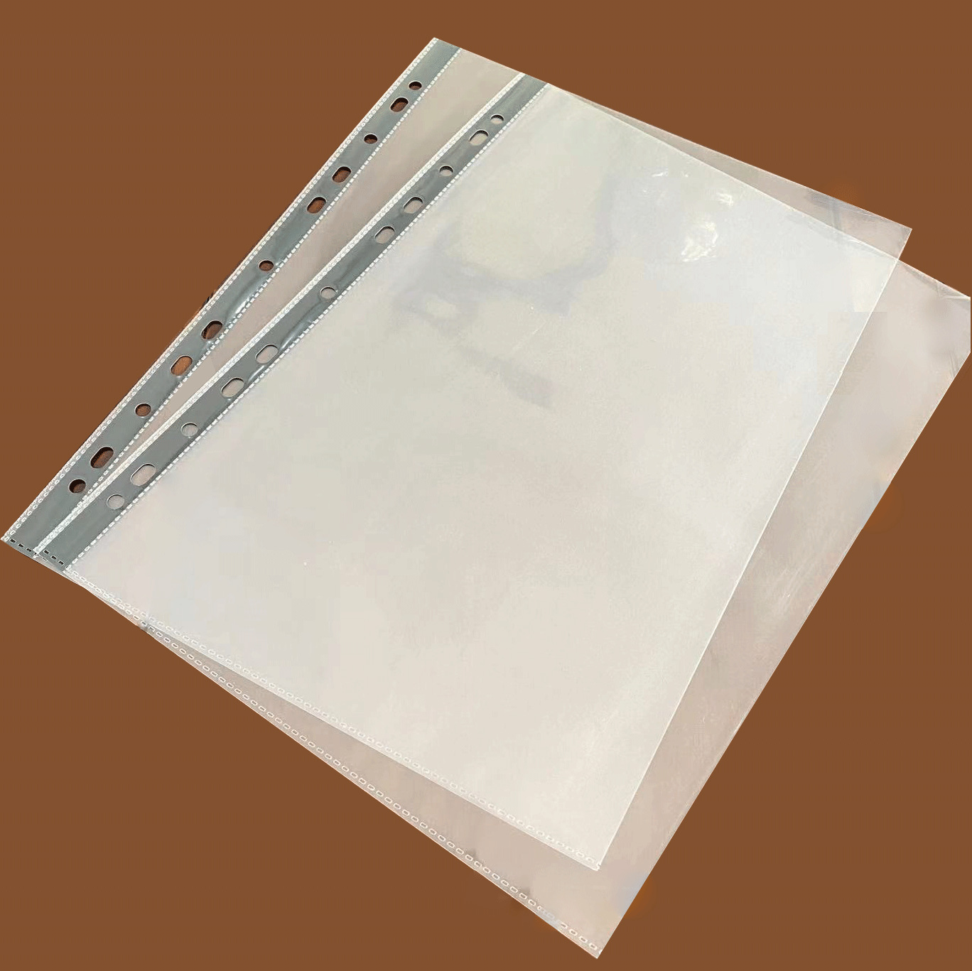 Factory direct 11 hole 3C mirror color stripe bag file cover loose-leaf file bag loose-leaf data protection cover