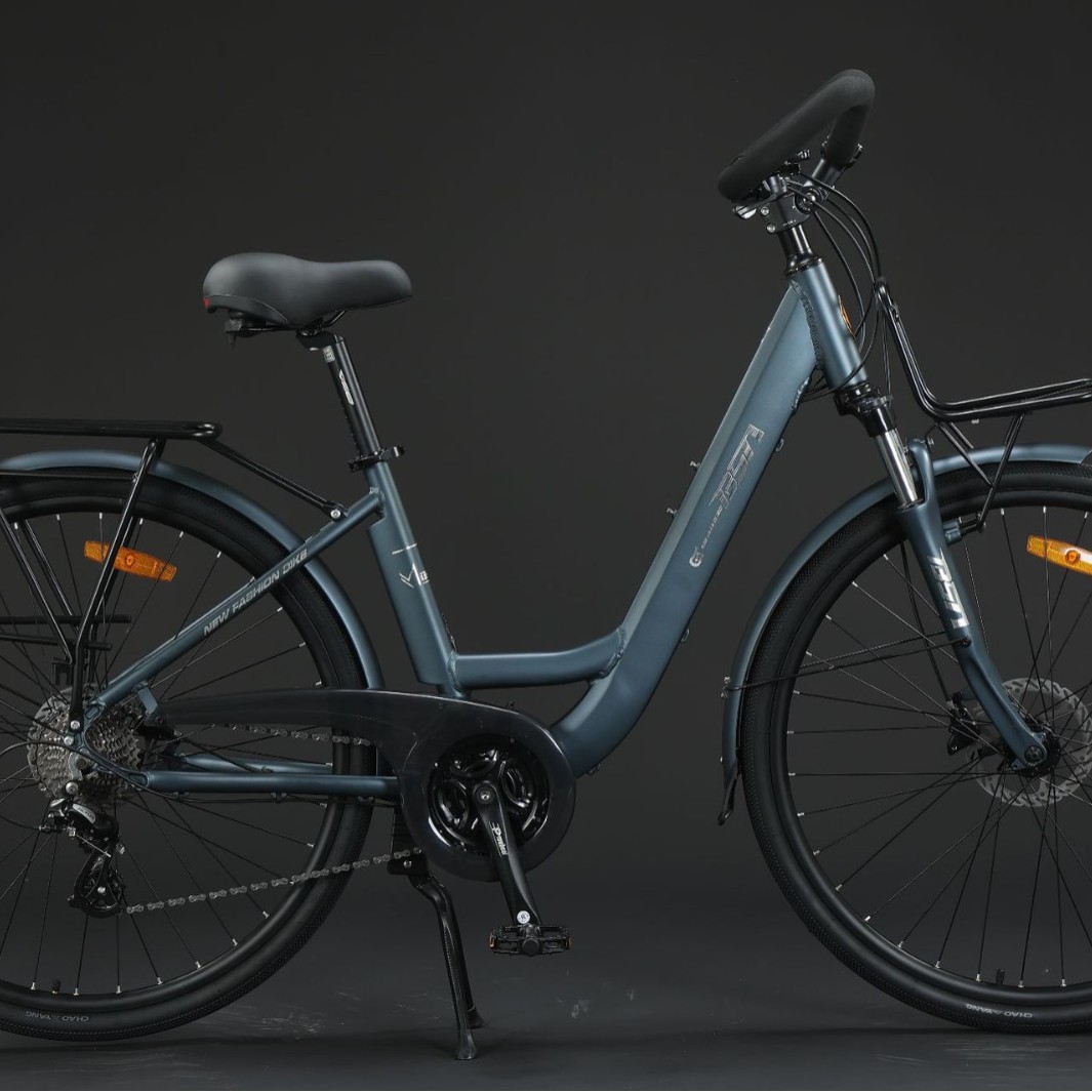 New Aluminum Alloy Long-Distance Travel Bicycle 700C Road Bike Butterfly Handlebar Leisure Road Bike for the Elderly