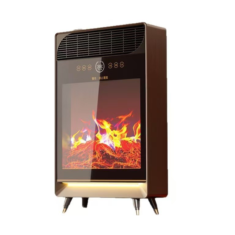 Factory Direct Sales Flame Heater Vertical Whole House Heating Household Fast Heating Graphene Energy-Saving Heating Intelligent Voice