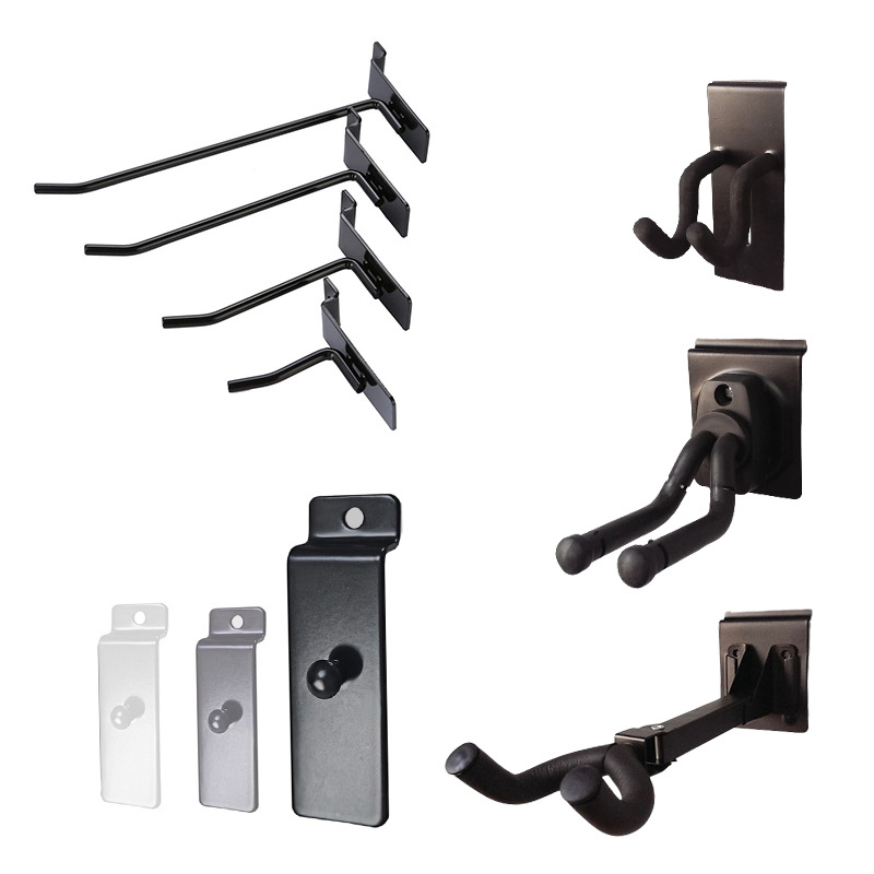 Groove Plate Hardware Hook Wooden Board Hook Storage Hook Spray Plastic Single Hook Jewelry Hook Photo Frame Hook Guitar Instrument Hook