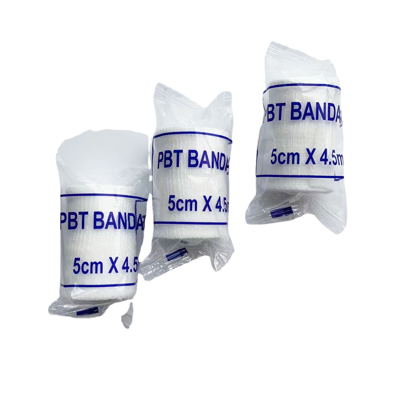 Foreign trade PBT elastic bandage roll elastic mesh bandage breathable bandage fixed wound ankle pad gauze bandage