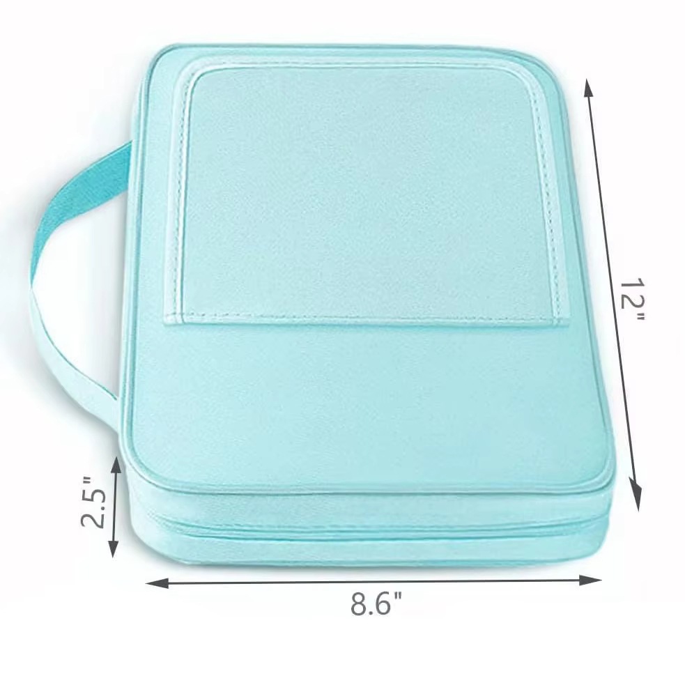 Book Bag Wholesale Portable Waterproof Carrying Book Box Bag Women's Bag Blue