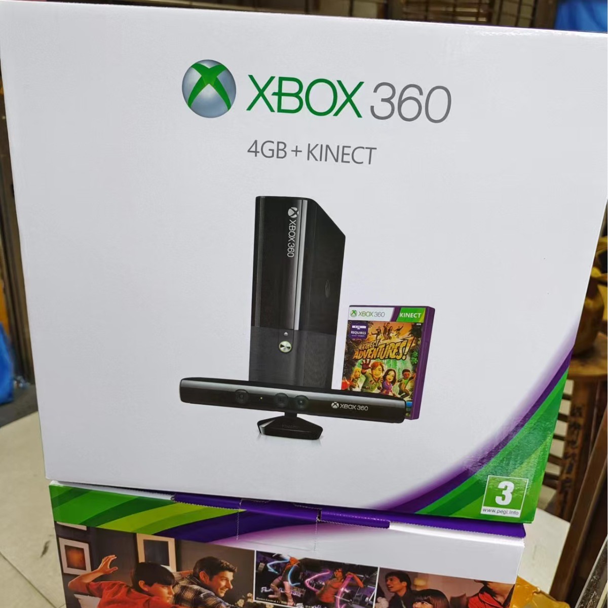 Восстановленная соматосенсорная игровая машина Xbox 360 E версии, домашний спортивный хост