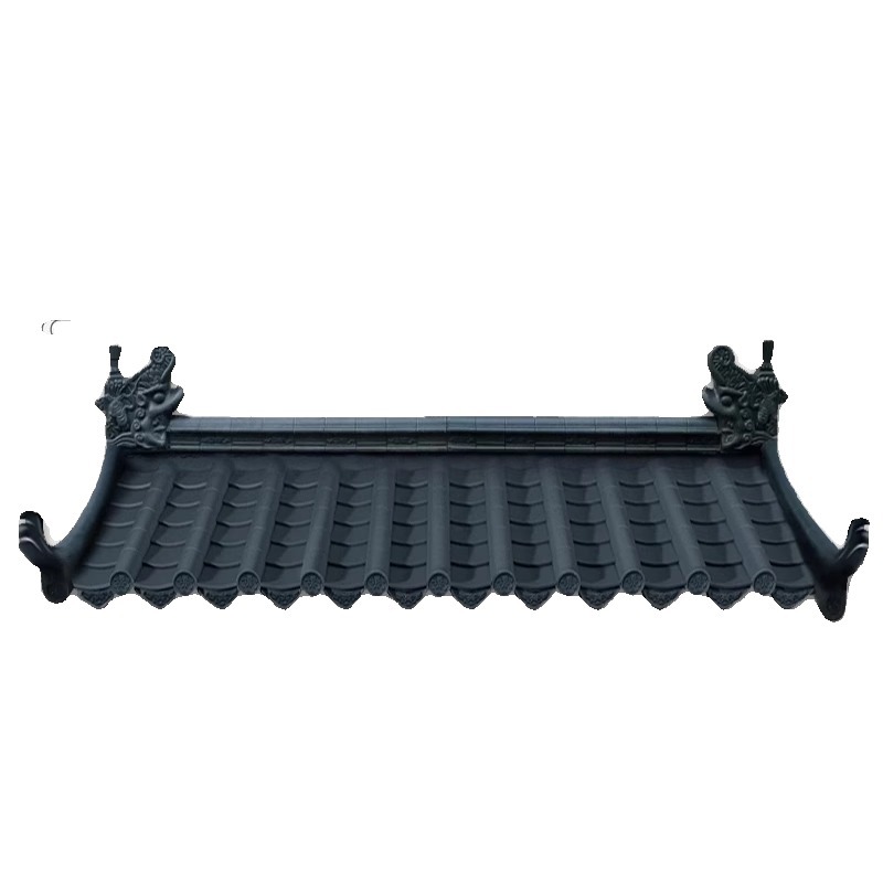 Yiyin Resin Roof Tiles, Antique-Style Eaves Decoration, Integrated Antique-Style Tiles, Plastic Roof Tiles, Ridge Roof Manufacturers