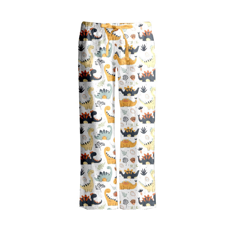 High-Quality Export Children's Clothing Printed Children's Cute Creative Customized Autumn Pajamas