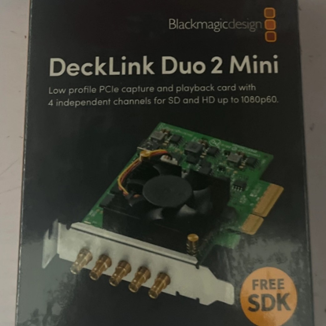Bmd Decklink Duo 2 Mini Independent Mini 3G-Sdi Half-Height Quad Hd Capture Card
