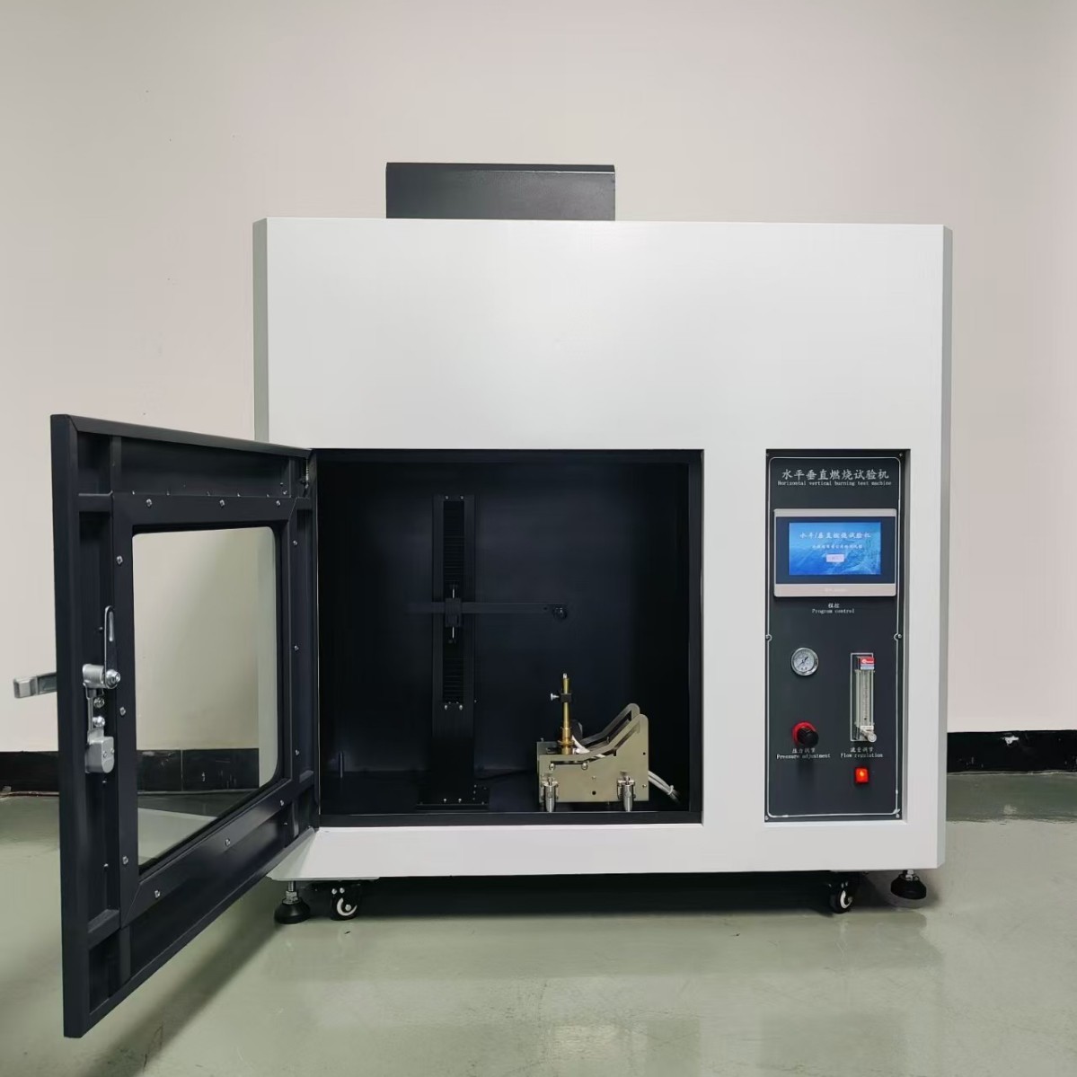 New National Standard S2 Flame Tester Ul94 Horizontal and Vertical Combustion Testing Machine Glow Wire Leakage Mark Retardant Box