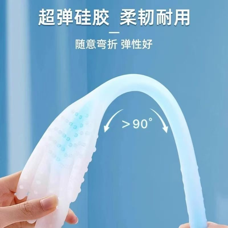 Meridian Massage Hammer, Scraping and Tapping Back Massager, Cervical Spine Hammer, Silicone Tapping Stick, Home Health Care