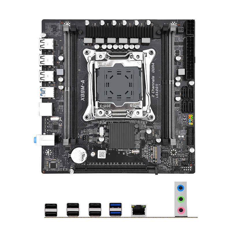 New X99M-A computer motherboard DDR4 memory LGA2011-3 gigabit network card support M.2 NVME/NGFF