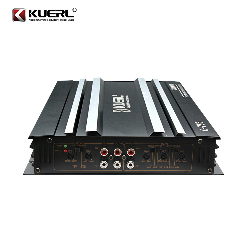 Manufacturer Wholesale Car Audio Modified Power Amplifier C-286 Four-Channel Four-Channel Car Amplifier