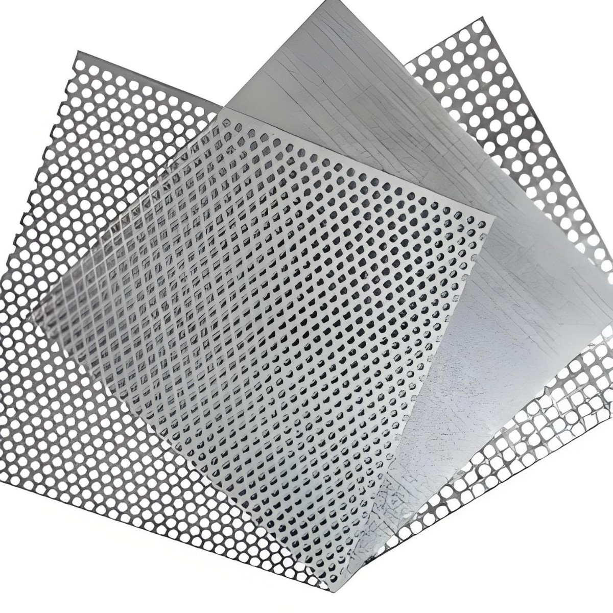 304 Stainless Steel Perforated Sheet Perforated Mesh Curtain Wall Decorative Mesh Round Hole Balcony Leak-Proof Filter Metal Sheet Mesh Screen