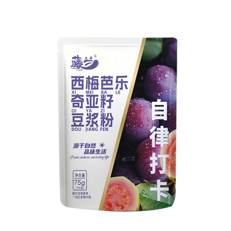 Spot Delivery of Prune, Guava, Chia Seed Soy Milk Powder 175g Bagged Satiety Meal Breakfast Meal Replacement Nutrition