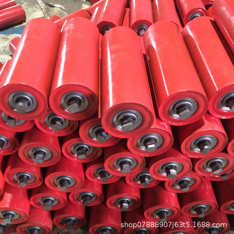 Mining Buffer Rubber Roller, Self-Aligning Nylon Roller, Triple Roller Manufacturer Specializes in Producing Straight Rollers