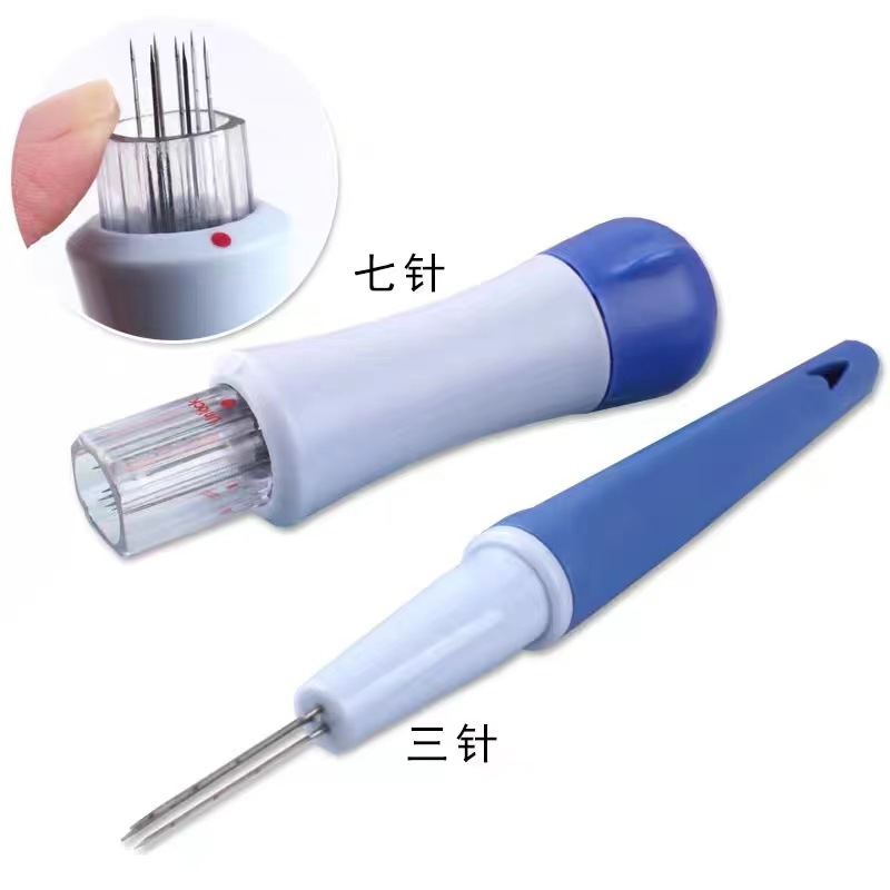 Шершавая игла для валяния многогранная, игла для валяния с тремя и семью иглами, инструменты для ручной работы DIY