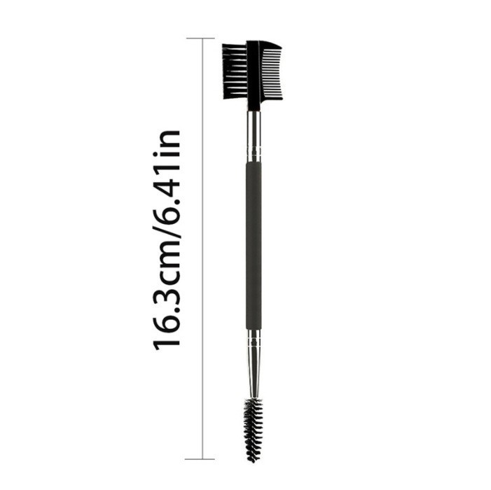 Beauty Master Double-Ended Eyebrow Brush Portable Eyelash Curling Makeup Brush Wholesale