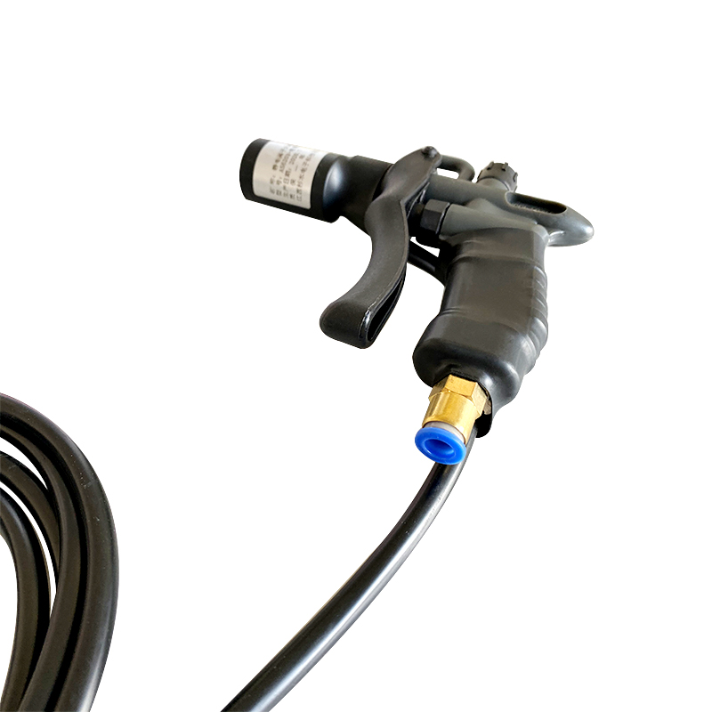 High efficiency big head ion air gun industrial electrostatic dust removal gun manual adjustable air volume simple dust removal gun