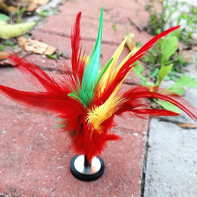 Rooster Feather Shuttlecock Chicken Tail Shuttlecock Adult Fitness Shuttlecock Student Shuttlecock Chicken Tail Feather Shuttlecock Factory Batch Formulation