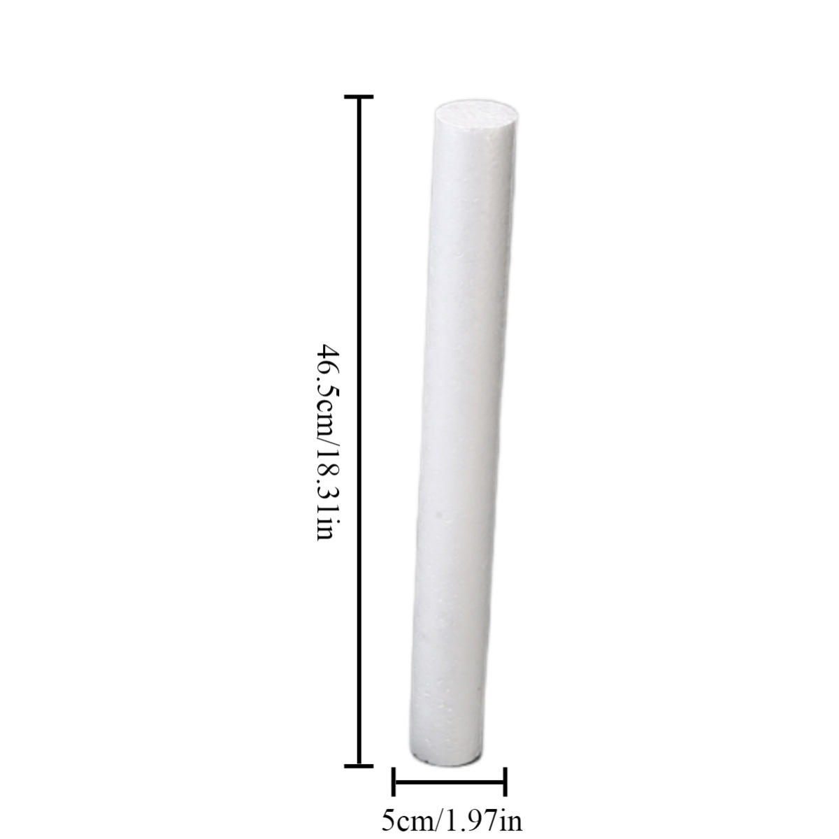White solid Styrofoam foam ball cylinder hand painted DIY early education materials to make teaching geometry