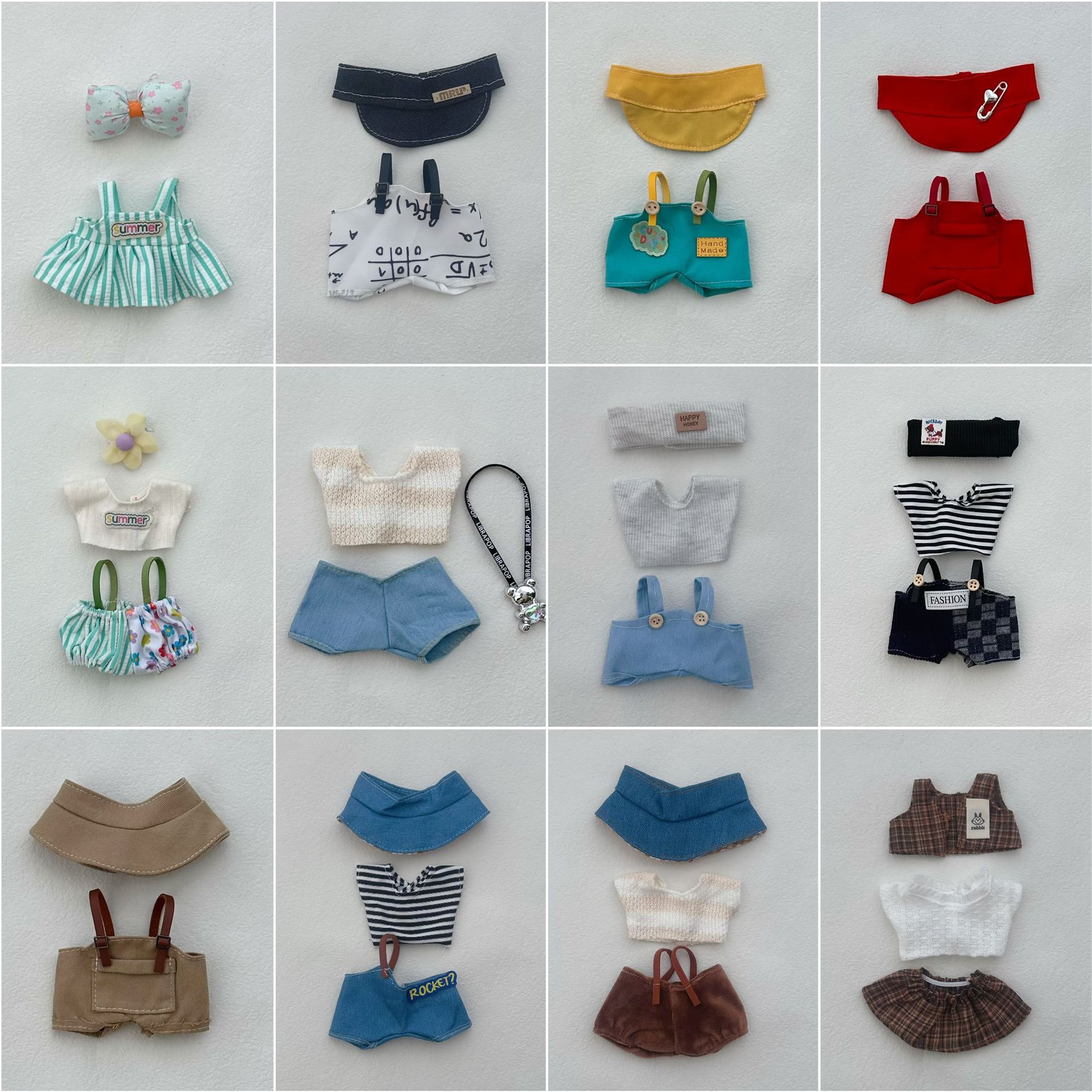 Labubu Is Suitable for 17cm Labubu Vinyl Dolls, Plush Dolls, Etc., and Can Be Dressed up and Changed into Different Outfits as a Toy