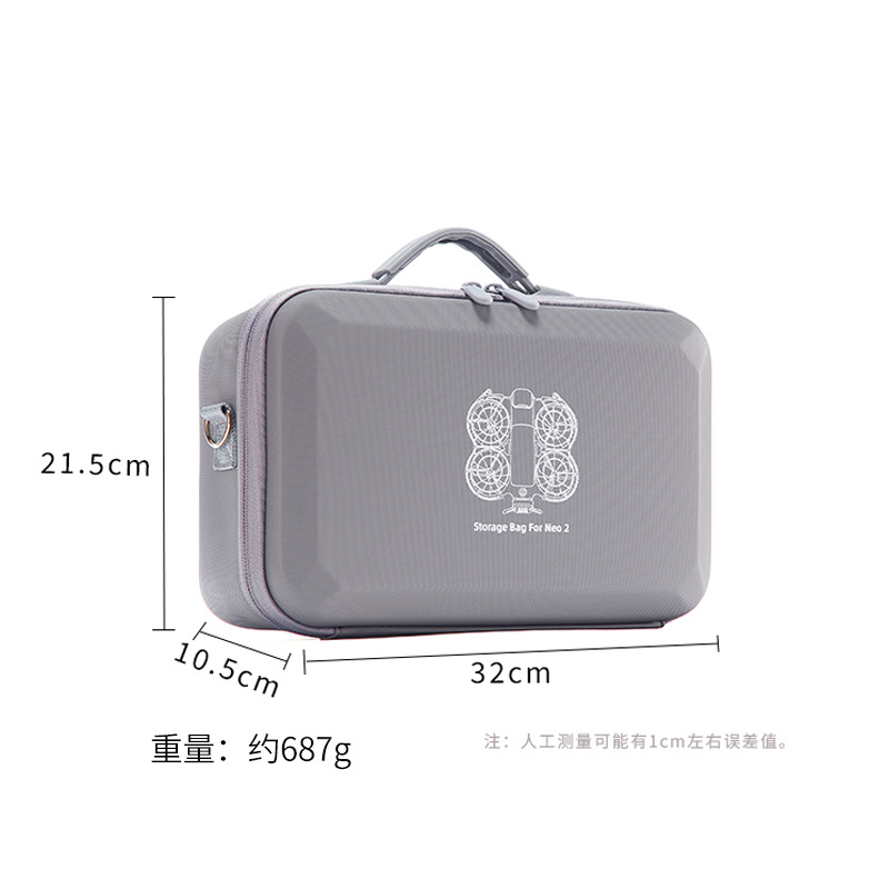 Suitable for Dji Neo2 Cosmetics Bag Dji Neo2 4K Handheld Drone Free Flight Cosmetics Box Backpack Cosmetics Bag