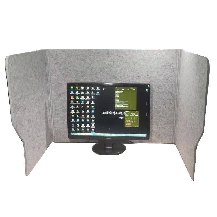 Polyester Fiber Desk Baffle School Desk Anti-droplet Partition Examination Anti-cheating Board Desktop Screen Baffle