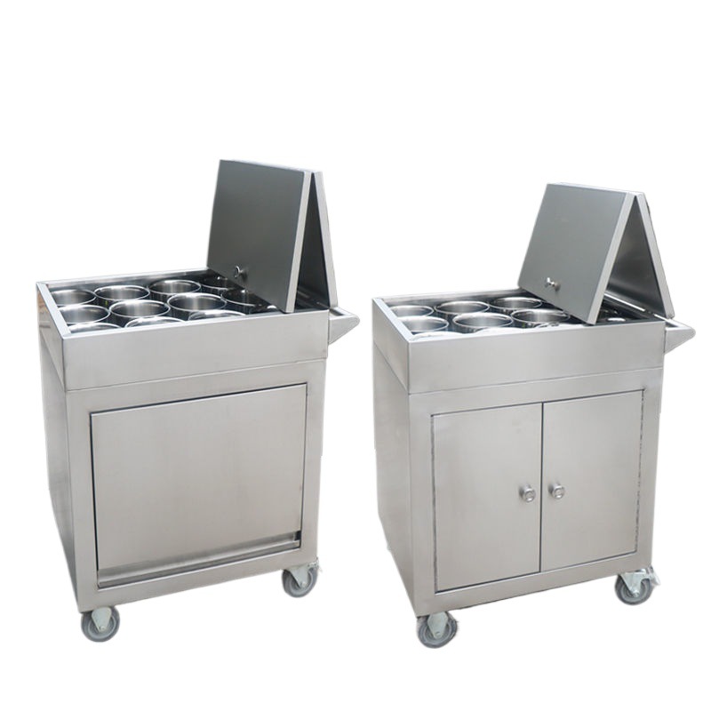 Kitchen Seasoning Table, Commercial Catering Stove, Side Rack, Canteen Seasoning Cart, Hotel Box Barbecue Cart for Seasoning Soy Sauce