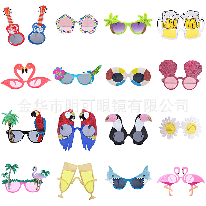 Очки для вечеринки на пляже кросс-бордерные забавные очки для селфи