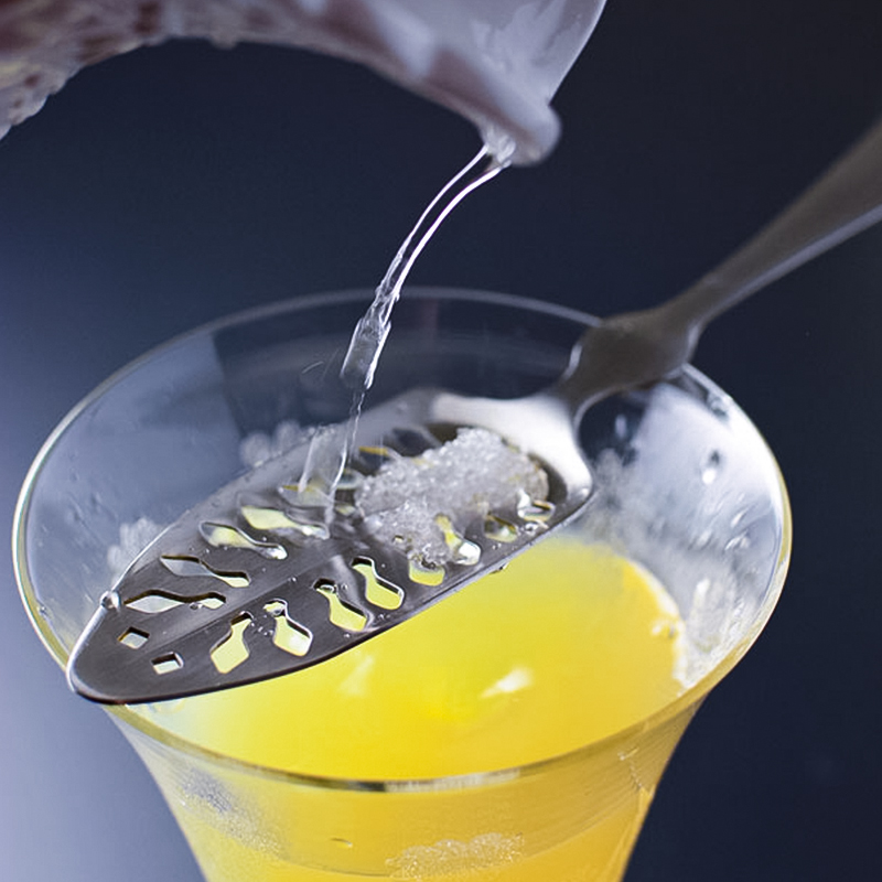 ▧ Absinthe Spoon for Bar Bartending, Absinthe Spoon, Bitter Spoon, Absinthe Strainer Spoon, Absinthe Spo