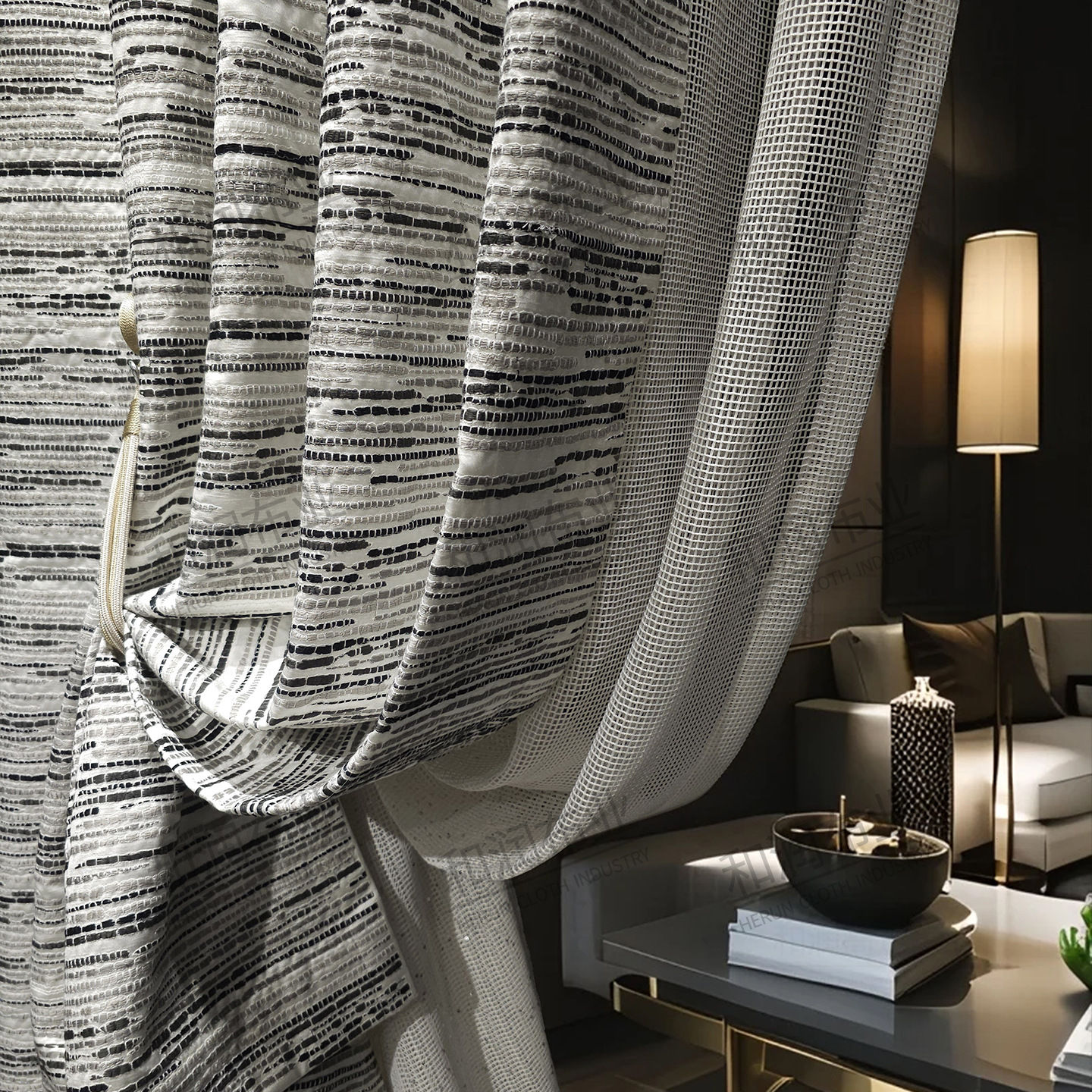 Современные легкие роскошные вышитые шторы, роскошный французский стиль виллы, простая гостиная, высококачественная спальня, полная затемняемость