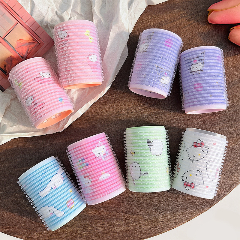 Cartoon Curling Tool for Girls, No-Heat Air Bangs Curling Iron, Does Not Damage Hair, Forehead Hair Styling, Volumizing Clip