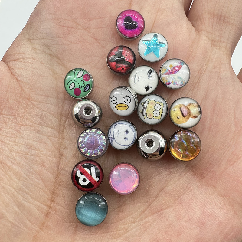 Tongue Nail Coated Titanium Steel Blind Box Randomly Sent High-End Human Body Accessories Cross-Border Piercing Jewelry