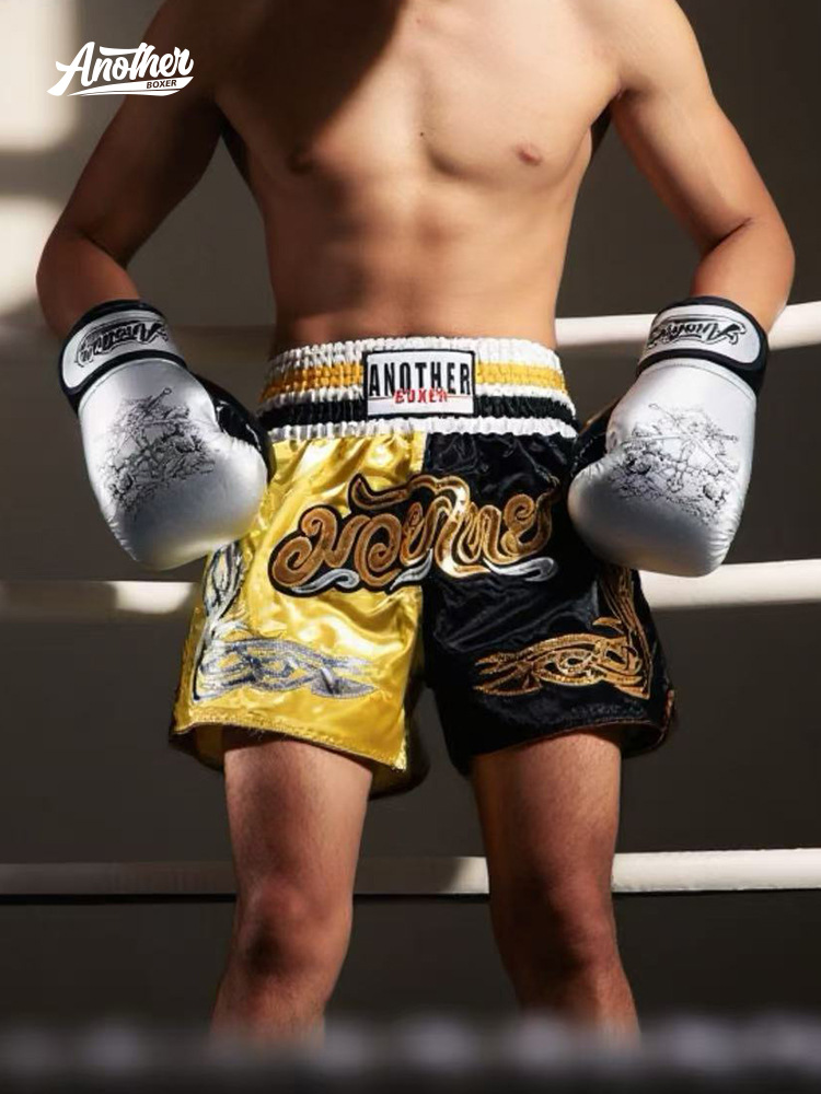 Wholesale Boxing Pants, Fighting Pants, Muay Thai Shorts, Boxing and Sanda Clothes, Training Fighting Shorts, Men's and Women's Splicing Models