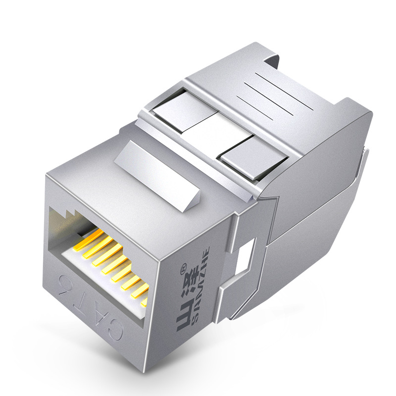 Category 6 Gigabit Unshielded Rj Gold-Plated Category 5E Shielded 100m Network Module