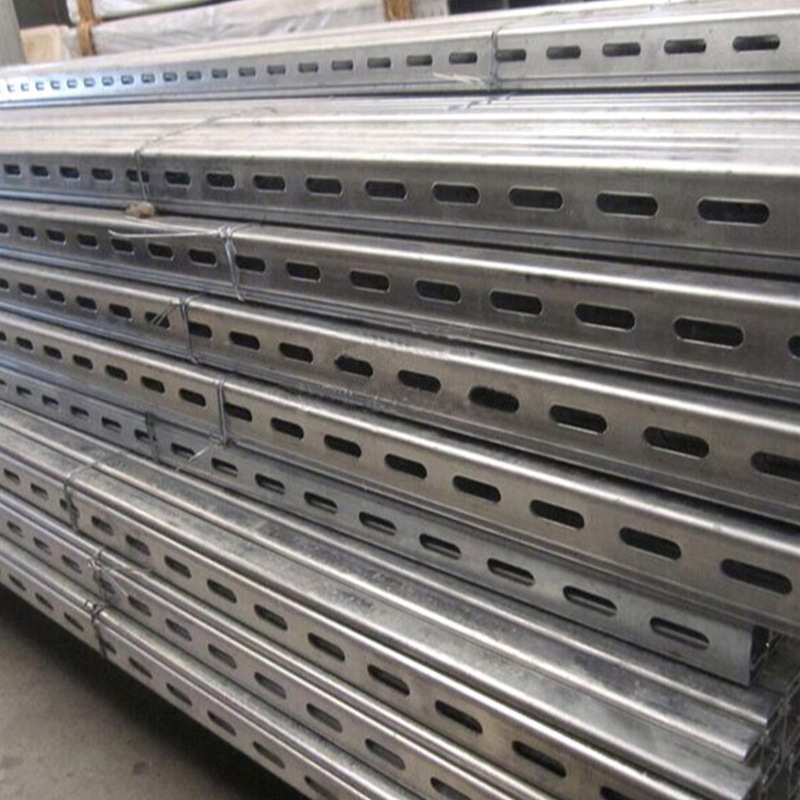 Manufacturer of Hot-Dip Galvanized Anti-Crack Bridge Solar Photovoltaic Bracket Accessories Dipped in Zinc C-Type Steel Punched 304C-Type Steel