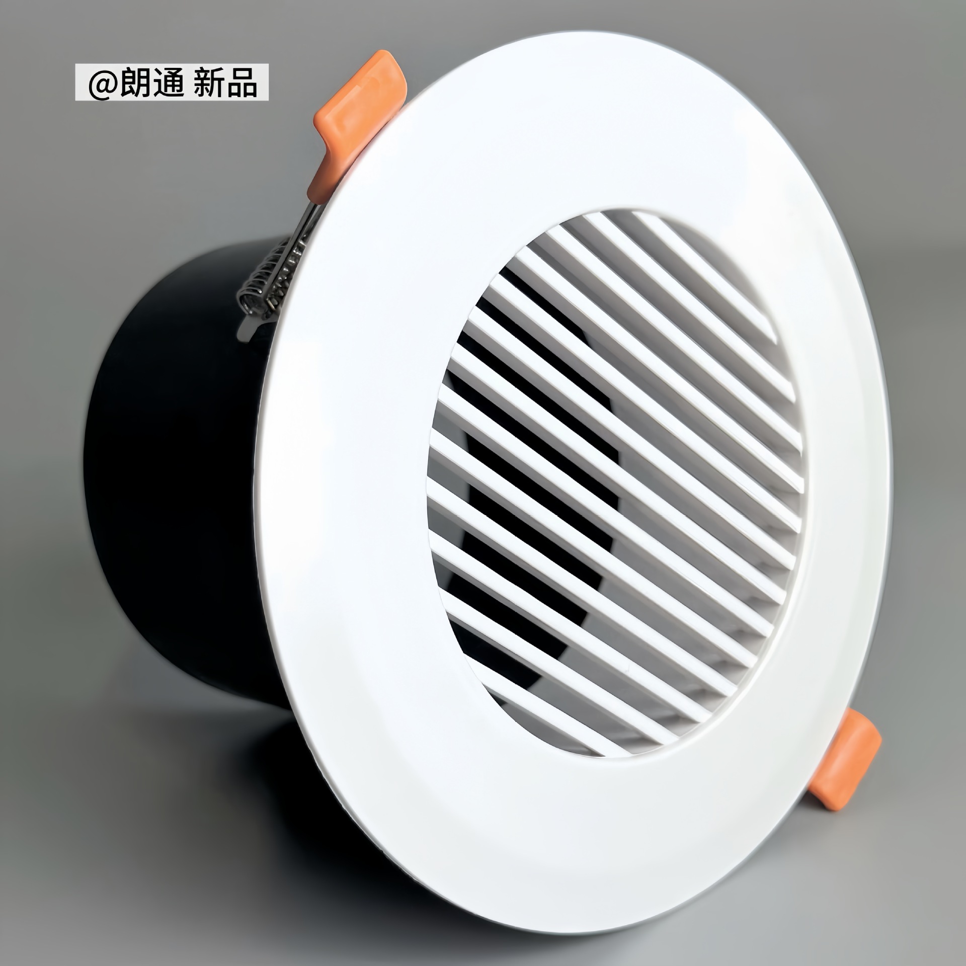 Central Air Conditioning Indoor Round Straight Louver Air Outlet Fresh Air System Ultra-Thin Decorative Cover Return Air Outlet