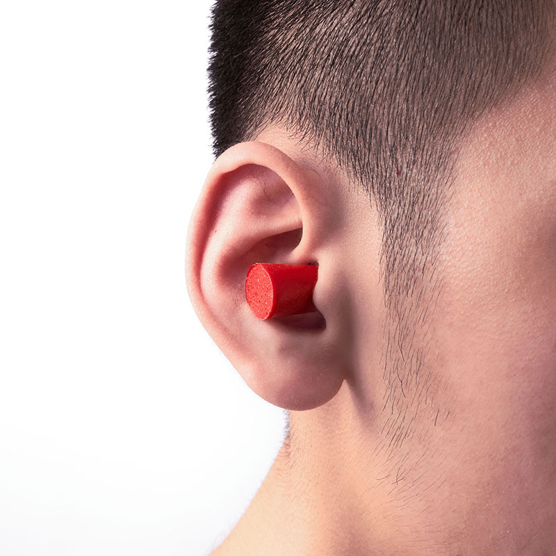 2025 cross-border new product noise reduction earplugs outdoor dormitory sleeping soundproof silent sleep earplugs pu polyurethane earplugs