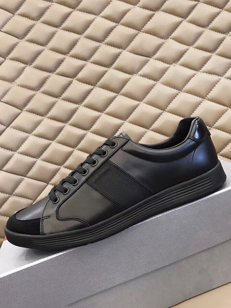 European Station New Trendy Brand High-End Breathable Genuine Leather Men's Business Casual Sports Sneakers Cowhide European Men's Shoes