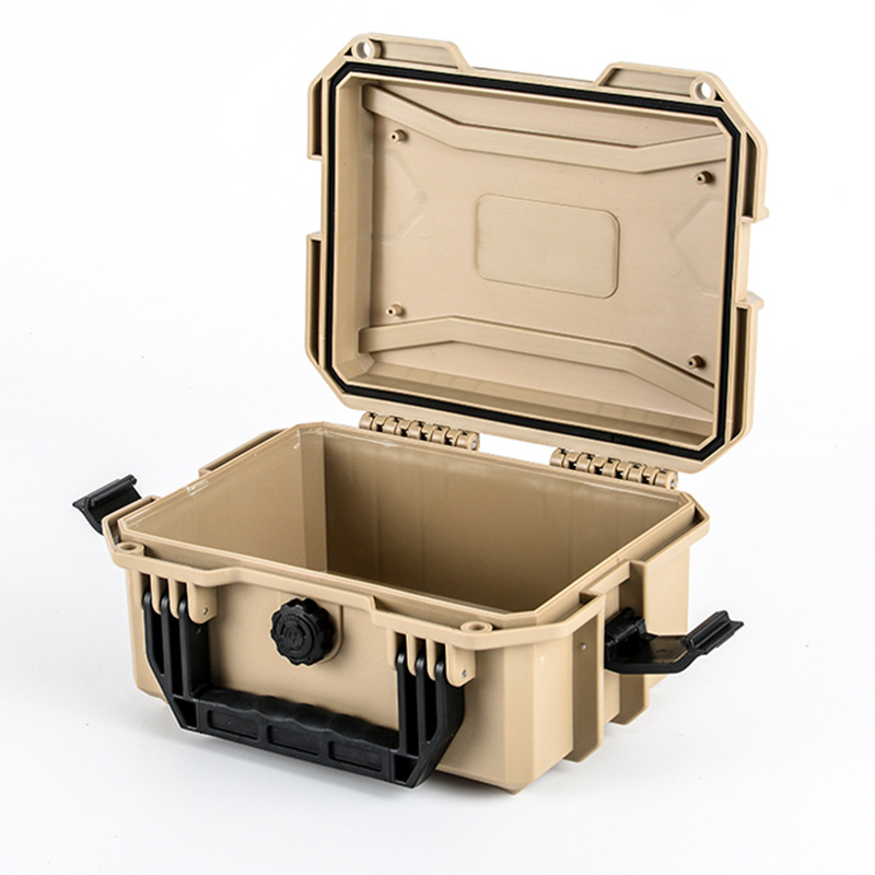 High-end small waterproof plastic instrument empty box portable storage anti-fall protection box instrument protection safety box