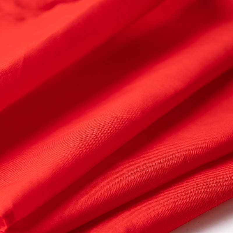 Deli 50552_1 meter cotton red scarf red strip for children and primary school students