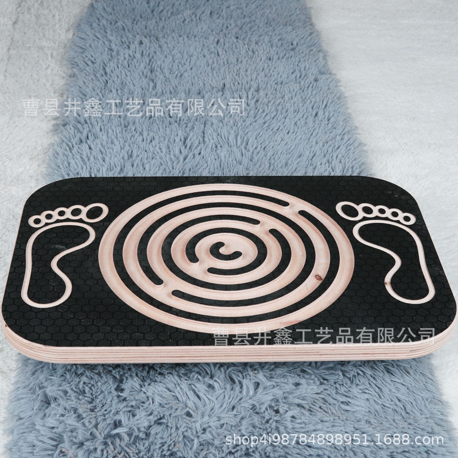 In-Stock Fun Wooden Maze Balance Board for Home Exercise, Solid Wood Balance Board for Indoor Use