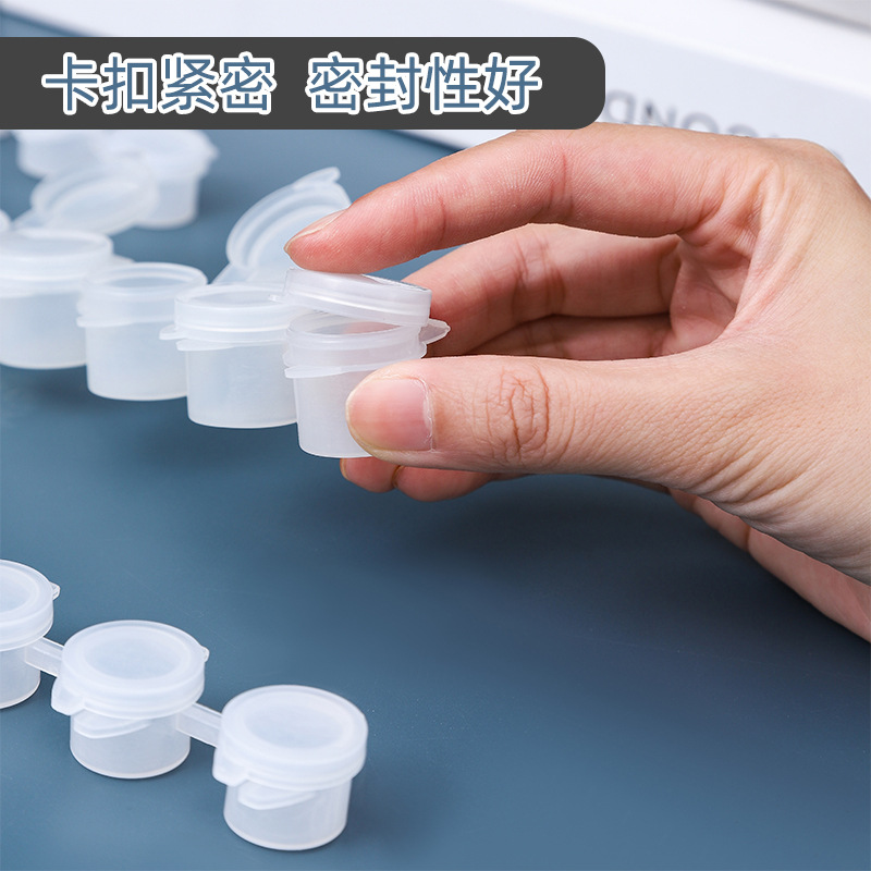 Various Specifications of Art Paint Acrylic Paint Empty Boxes, Children's DIY Painting Paint Connected Empty Boxes Wholesale for Color Mixing