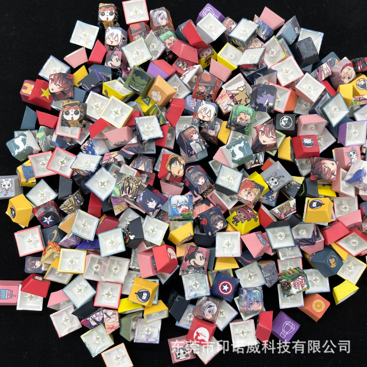 Customized Keycap Five-Sided Sublimation Anime Two-Dimensional Stylish Pbt Mechanical Keyboard Cap Customized Full Set Xda Original Factory