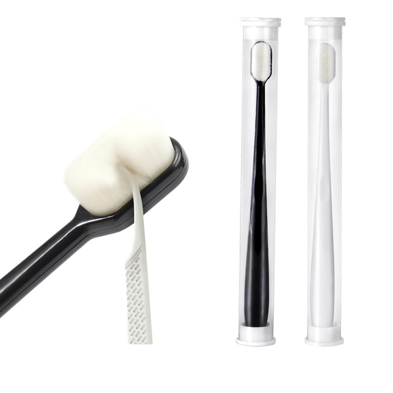 Nano 10,000-Bristle Toothbrush, Fine Soft Bristles, Confinement Toothbrush, Small Brush Head, Individually Packaged, Adult Household Couple Factory Wholesale