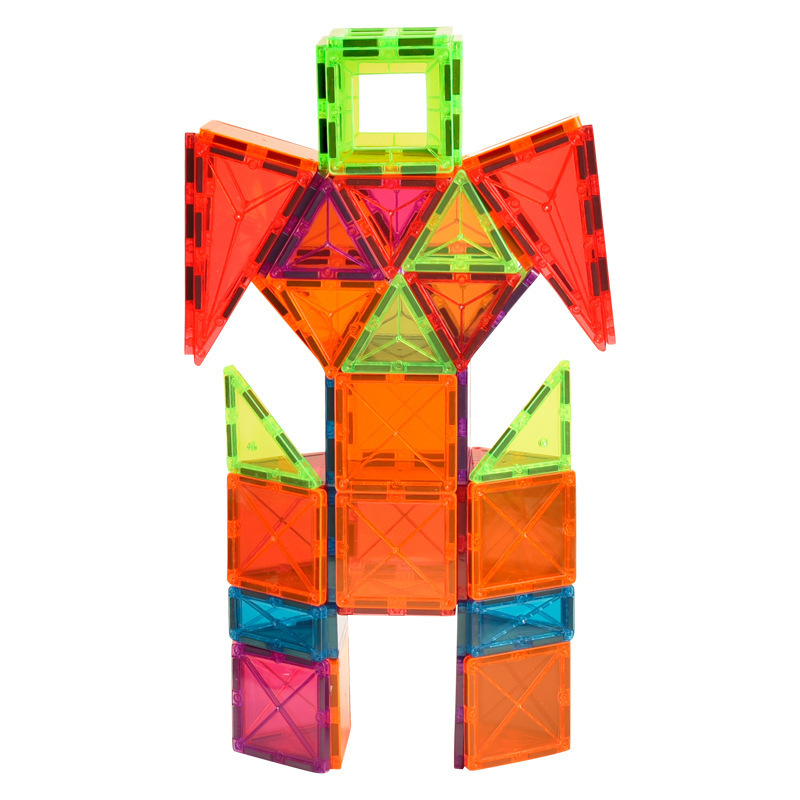 Color Window 7.5cm Magnetic Sheet, Various Bulk Magnetic Building Blocks, Kidsren's Educational Early Education Toys, Free Magnetic Assembly