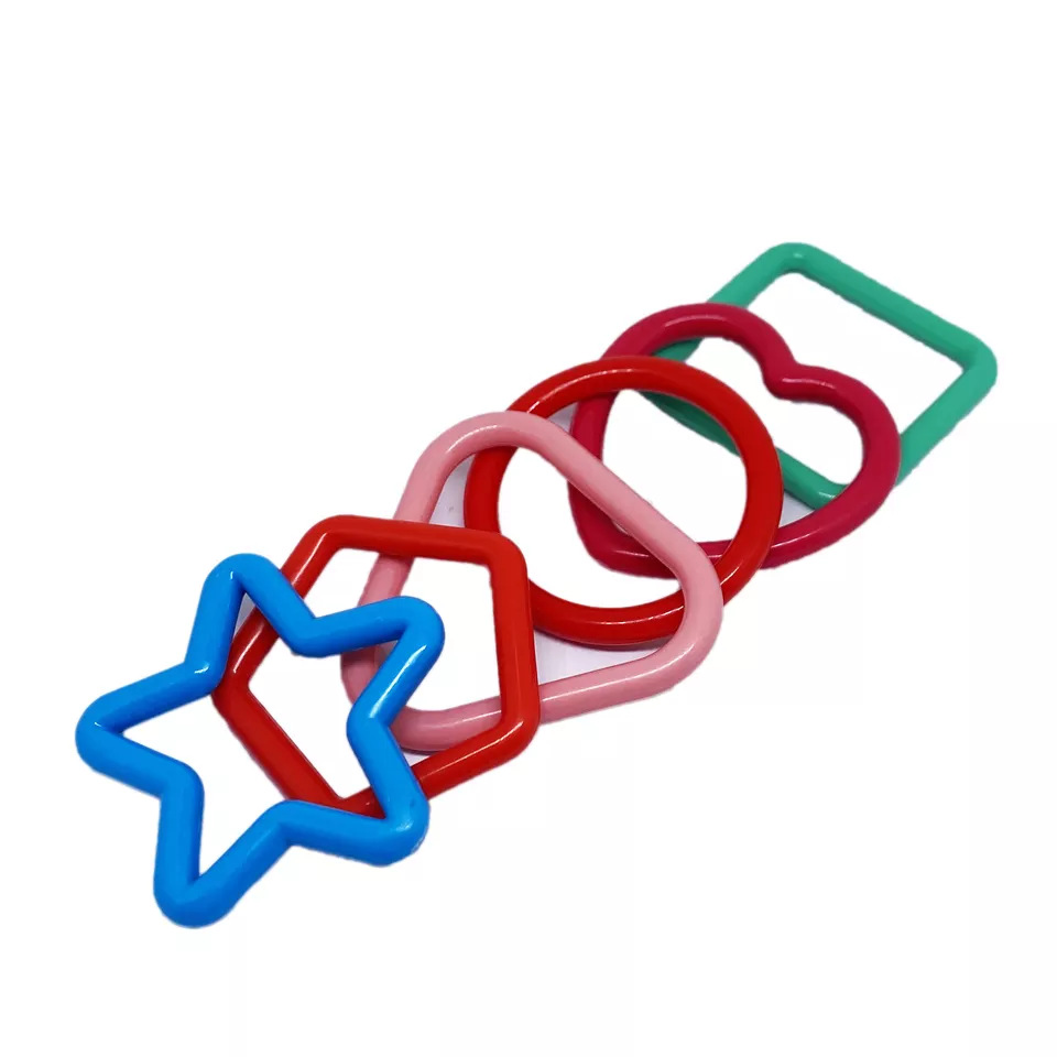 Baby toy accessories pull ring plastic rubber ring round gear 56mm rubber ring